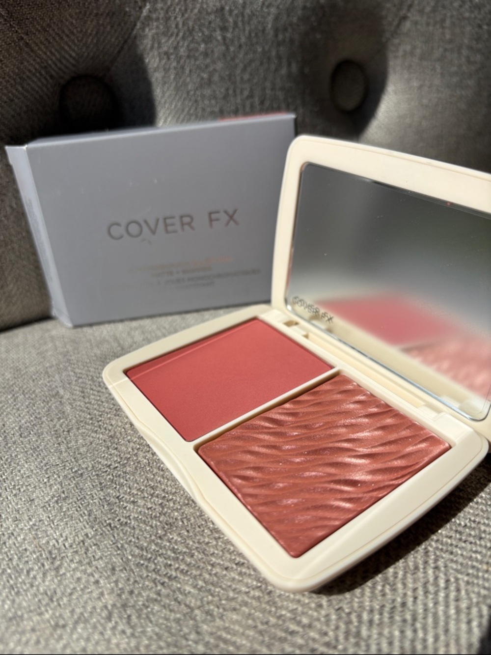 COVER FX Monochromatic Blush Duo - spiced cinnamon